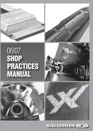 06 07 shop practices manual salomon certification