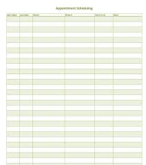 Choose from over a hundred free powerpoint, word, and excel calendars for explore premium templates. 45 Printable Appointment Schedule Templates Appointment Calendars