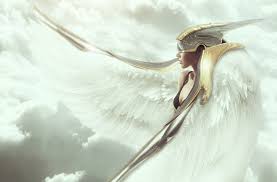 How to create a flying angel photo manipulation in photoshop this tutorial will show you how to create a dramatic cloud background, add glowing wings to an angel, and add particles. Angel Of Time On Behance