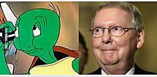 2,095 views, 5 upvotes, 1 comment. Mitch Mcconnell Looks Like The Turtle From Looney Tunes 9gag
