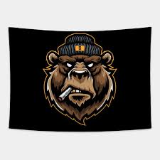 Download this free vector about monochrome gangster bear head in hat, and discover more than 13 million professional graphic resources on freepik Gangsta Bear Bear Tapestry Teepublic