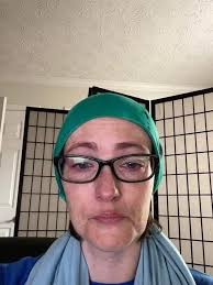 You all please stop and pray for my baby girl Andi I got home from my  session today and she would not crawl or put any weight