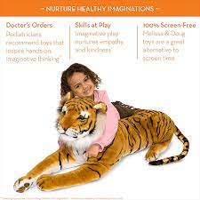 Ravensburger endangered animals, 60pc giant floor jigsaw puzzle children's puzzles. Melissa Doug Giant Tiger Plush Jr Toy Company