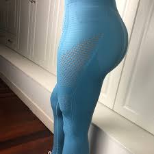 This is my first time trying gymshark and this is not sponsored in anyway! Top Quality High Waist Women Eyelet Flawless Knit Tights Seamless Yoga Leggings Tummy Control Fitness Gym Leggings Sports Pants Yoga Pants Aliexpress