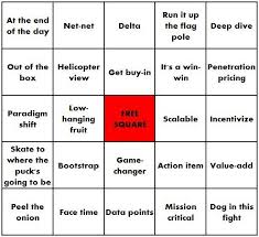 Buzzword Bingo Buzzword Bingo Bingo Investing