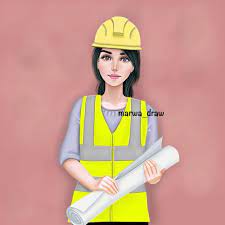 صور رسم بنات كرتون رمزيات رسومات انمي للانستقرام engineer cartoon engineer girl engineering girls