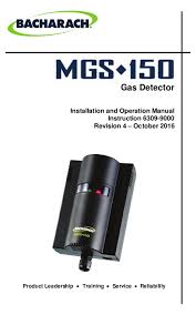 All cfc, hfc and hcfc refrigerants, including but not limited to: Bacharach Mgs 150 Installation And Operation Manual Pdf Download Manualslib