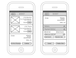Restaurant App Wireframe Website Restaurant App Wireframe