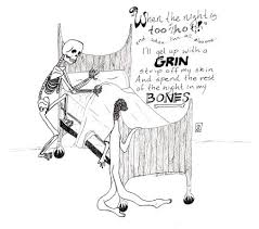 Skeleton Limerick Limerick Illustration My Memory