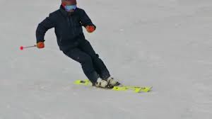 Tipping the foot inside the boot first