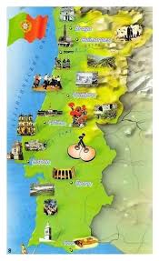 Plan your trip around portugal with interactive travel maps. Large Travel Illustrated Map Of Portugal Portugal Europe Mapsland Maps Of The World