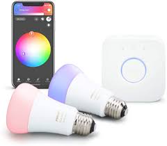 Philips Hue 2 Pack Premium Smart Light Starter Kit 16 Million Colors For Most Lamps Overhead Lights Works With Alexa Apple Homekit And Google Assistant Amazon Com