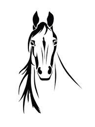 Kleurplaat paardenhoofd elegant tekening paard. Paard Tekening Vectoren Illustraties En Clipart 123rf