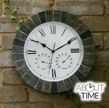 Check spelling or type a new query. Garden Clocks With Thermometers 15 From 21 99