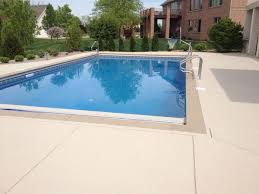 Image Result For Colored Brushed Concrete Pool Deck Stamped Pool Basketball Summer Swimming Pool Swimming Pools