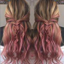 The roots are darker where the new hair has grown in and the ends are lighter as if they have been gradually exposed to sunlight and air. 20 Hottest Pink Red Ombre Hairstyles Ombre Hair Color Ideas 2021 Styles Weekly