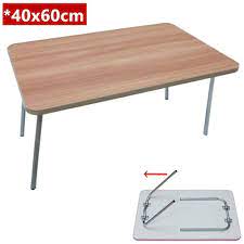 Meja boleh dipanjangkan 150/205/260x95 cm. Meja Jepun Boleh Lipat Folding Foldable Laptop Desk Table On Bed Shopee Malaysia