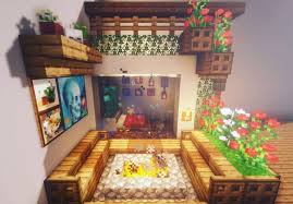 Sala De Estar Japonesa No Minecraft Easy Minecraft Houses Minecraft Designs Minecraft Building