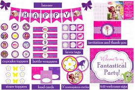 Mia And Me Party Pack Mia And Me Inspired Printable By Justaddfrosting 14 00 Kids Themed Birthday Parties Birthday Party Themes Girls Birthday Party