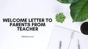 Looking for teacher appreciation week sample letter to parents? Welcome Letter To Parents From Teacher Free Letter Templates