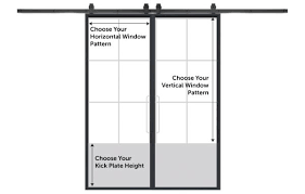 455/555) each size chart is available in a pack of 10. Double Barn Doors The Perfect Bi Parting Barn Doors Rustica Rustica