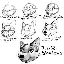 Made this Guide for Drawing Canine Heads (Art by Me ✏️) : rfurry