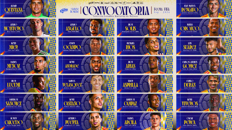 Convocatoria de la Selección Colombia 