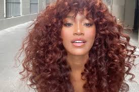 This hairstyle on curly brown hair with a fringe is made for gals with thick curls. 41 Best Fall Hair Colors You Ll Obsess Over For 2020 Glamour