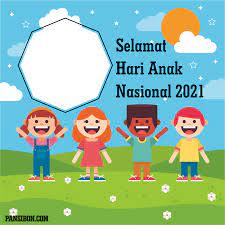 Sedangkan gambar yang dilukis dengan tangan hanya bisa dibuat oleh seniman ahli. Twibbon Hari Anak Nasional 2021