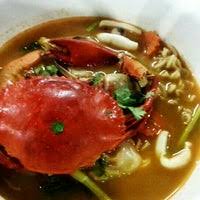 Maggi ketam (maggi sup) @ maggi ketam bistro, kemaman, terengganu. 4x4 Megi Ketam Bistro