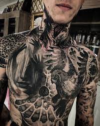 Sign In Black Ink Tattoos Chest Piece Tattoos Tattoos For Guys