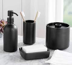 Porcelain Bathroom Accessories Black Bathroom Accessories Bath Accessories Pottery Barn