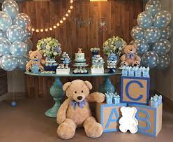 Cha De Bebe Do Noah Decoracion Baby Shower Baby Bear Baby Shower Teddy Bear Baby Shower Theme