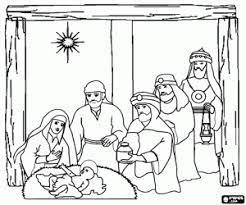 The illustration shows a group of wise men traveling by camel. Three Kings Or Three Wise Men Coloring Pages Printable Games