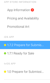 Itunesconnect Remove Tvos Version Stack Overflow