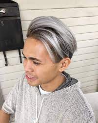 25 Awesome Asymmetrical Haircuts For Men Feel The Vibe Men Hair Color Silver Hair Color Grey Hair Dye