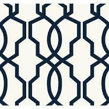 Maybe you would like to learn more about one of these? Ge3664 Navy Blue On White Geometric Hourglass Trellis Wallpaper Ebay