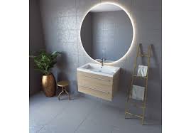 Om de verlichting vanaf een spiegel te laten komen is erg praktisch. Badkamerspiegel Boss Wessing Rond 120 Cm Led Verlichting Warm White