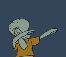 Squidward Dab Gifs Tenor