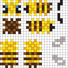 First, open your crafting table so that you have the 3x3 crafting grid that looks like this: Search Results Minecraft Bead Patterns Kandi Patterns