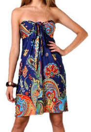 Womens Angela Bandeau Tube Knee Length Summer Holiday Dress Amazon Co Uk Clothing Dress For Short Women Short Summer Dresses Holiday Dresses