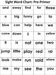 assessment sight word chart and graph 133 words dolch