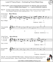 Early music cadences, for instance, are different and more varied, being based upon dyads. Level 8 Music Theory Exam Ultimate Music Theory