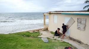 hurricane dorian grazes puerto rico bbc news