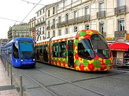 Tramway Ligne 1 Et 2 France Montpellier Steam Train Photo Montpellier Train