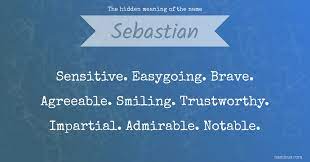 This was originally an ethnic name meaning 'man from sebastia ', a city in pontus named from greek sebastos 'revered' (the greek equivalent of augustus). The Hidden Meaning Of The Name Sebastian Namious