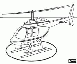 Ausmalbilder Helikopter Bei Der Heliport Zum Ausdrucken