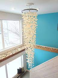 Installed 08 Diy Chandelier Paper Chandelier Diy Light Fixtures