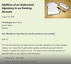 Sample Letter For Giving Mandate For Operating Bank Account Lettering Business Letter Seo Tutorial