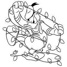Maybe you would like to learn more about one of these? Donald Duck With Jumbled Christmas Ornaments On Christmas Coloring Page Color Luna